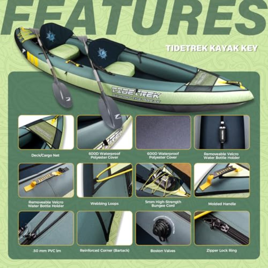 호수, 강, 낚시용 에어 투어링 카약, PVC 소재,  - Fishing Kayak Seat 리뷰 및 가격