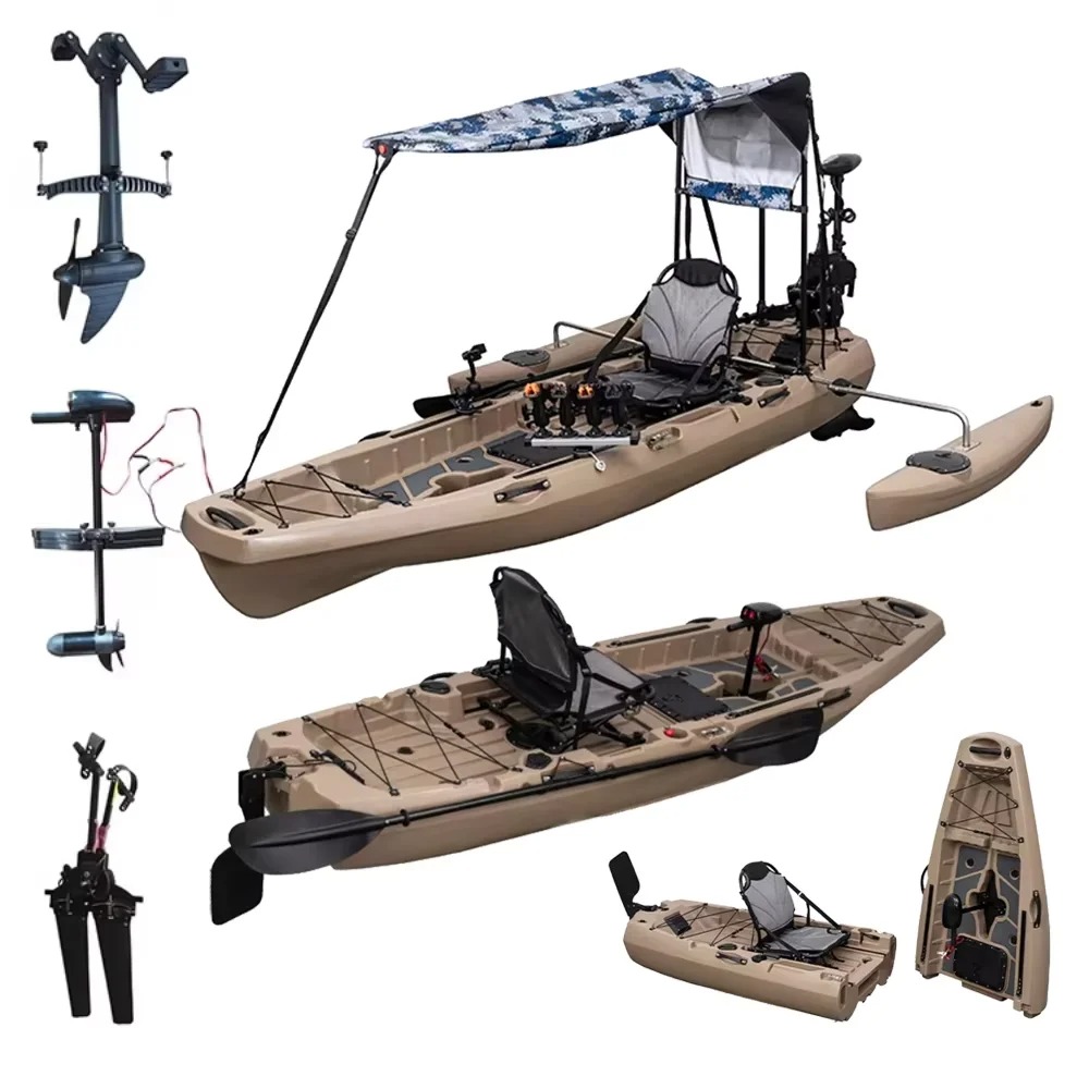 LLDPE 모듈식 카약 카누 (페달 및 전동 드라이브  - Fishing Kayak Pedal Drive 리뷰 및 가격