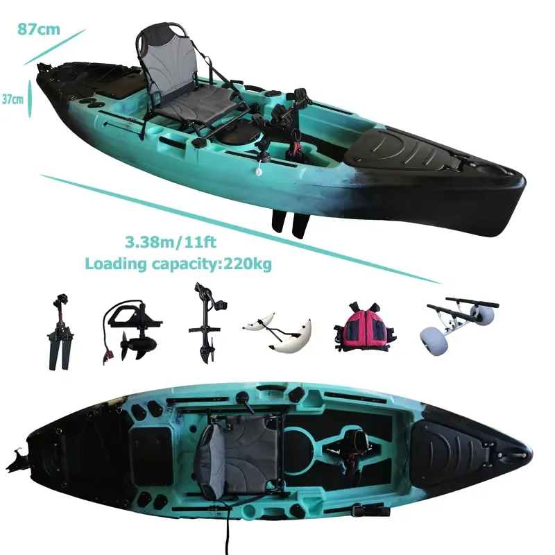 낚시용 플랩 드라이브 페달 카약 11피트 HDPE 핀  - Fishing Kayak Sit In 리뷰 및 가격