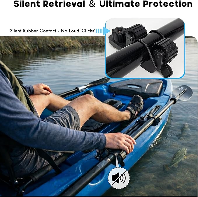 카약 패들 홀더 트랙 마운트 카약 액세서리 트랙 공간  - Fishing Kayak Rod Holder 리뷰 및 가격